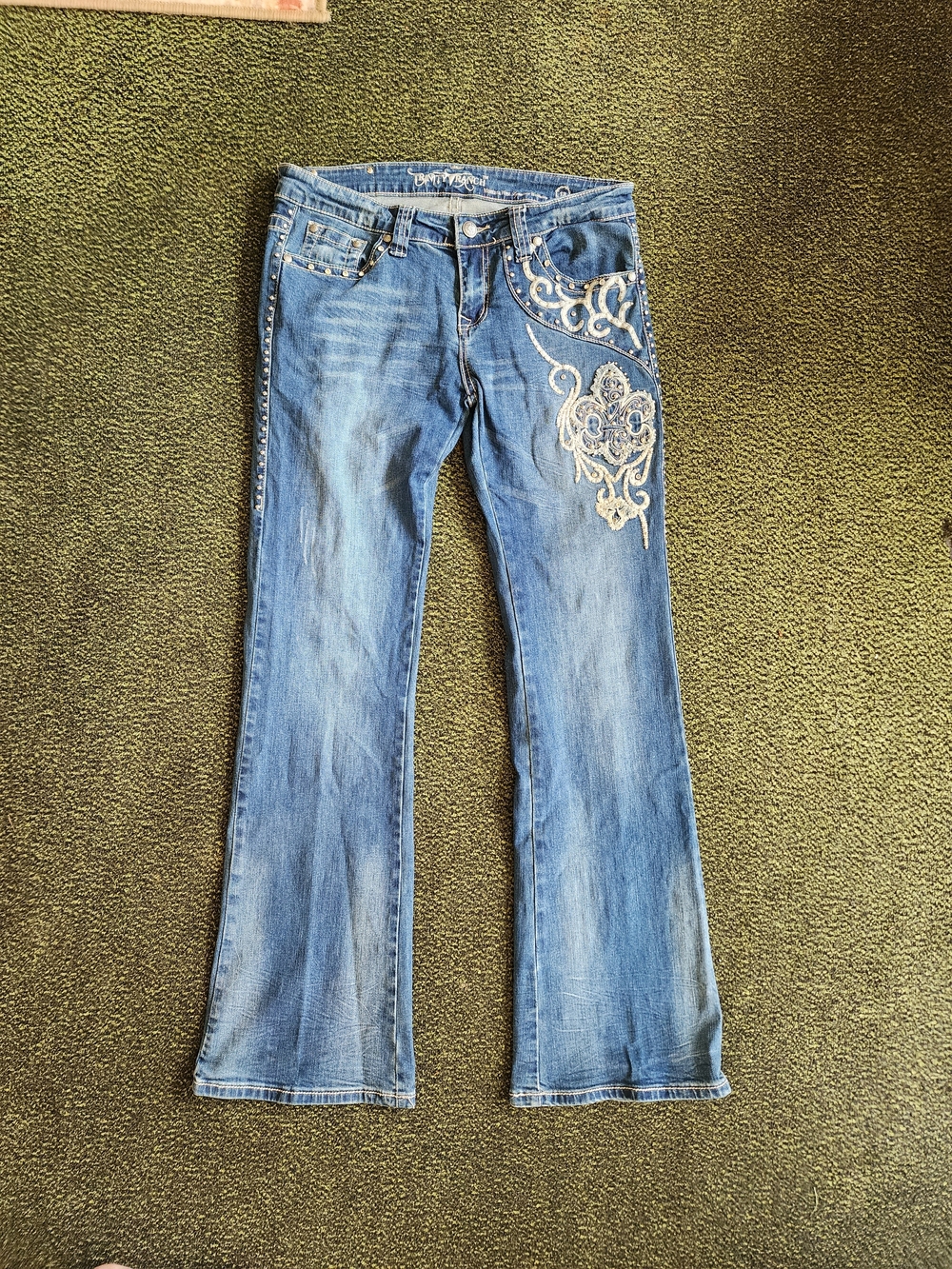 Wm Trinity Ranch Montana West Signature Collection Boot Cut Jeans 33W X 34L